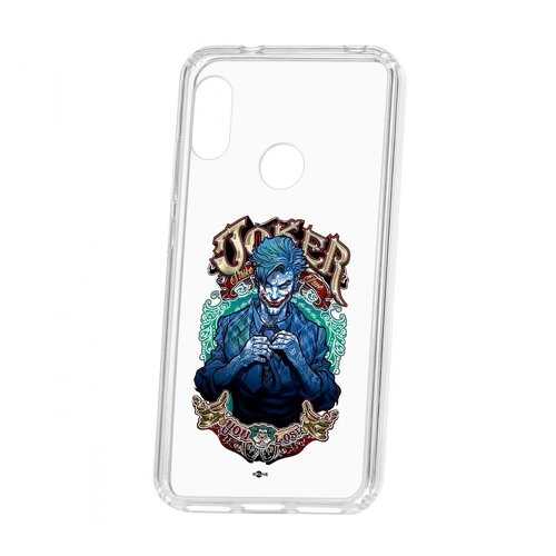 Чехол Kruche Xiaomi Redmi 6 Pro Print Джокер в МТС