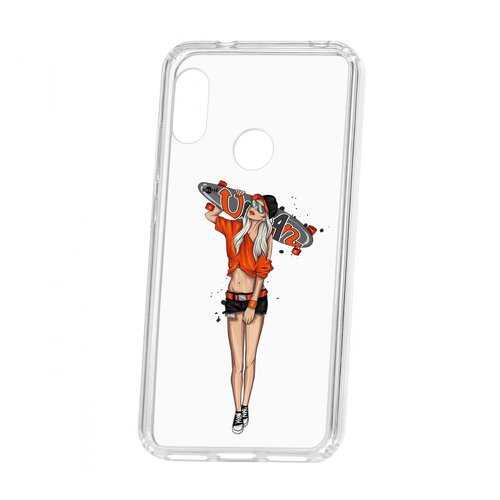Чехол Kruche Xiaomi Redmi 6 Pro Print Лонгборд в МТС