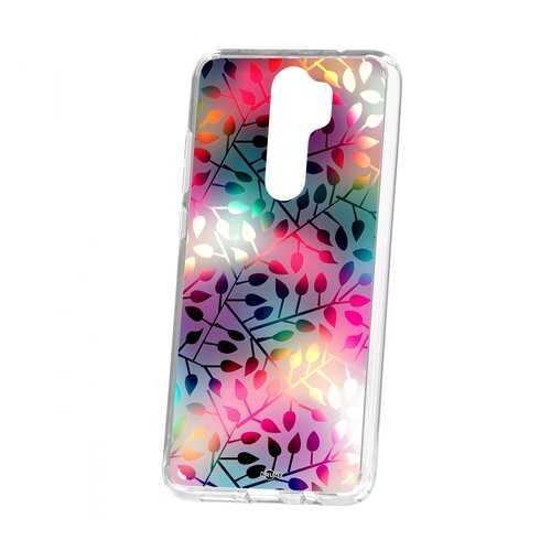 Чехол Kruche Xiaomi Redmi Note 8 Pro Print Цветные листья в МТС