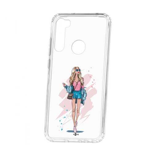 Чехол Kruche Xiaomi Redmi Note 8T Print Fashion Girl в МТС