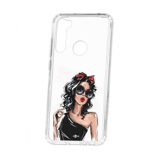 Чехол Kruche Xiaomi Redmi Note 8T Print Фэшн леди в МТС