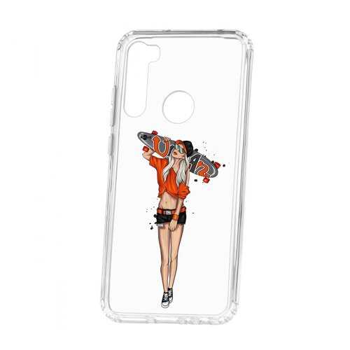Чехол Kruche Xiaomi Redmi Note 8T Print Лонгборд в МТС