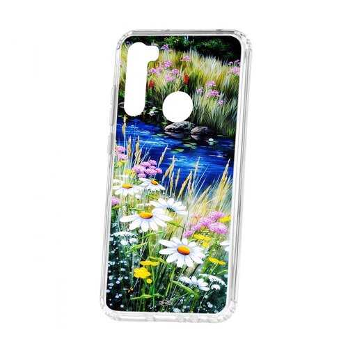 Чехол Kruche Xiaomi Redmi Note 8T Print Ромашки у ручья в МТС