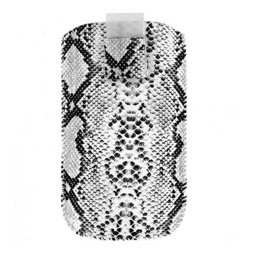 Чехол Krutoff (70mm x 115mm) White/Black в МТС