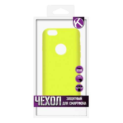 Чехол Krutoff для iPhone 6/6S Yellow в МТС
