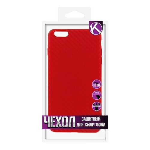 Чехол Krutoff для iPhone 6 Plus Red в МТС