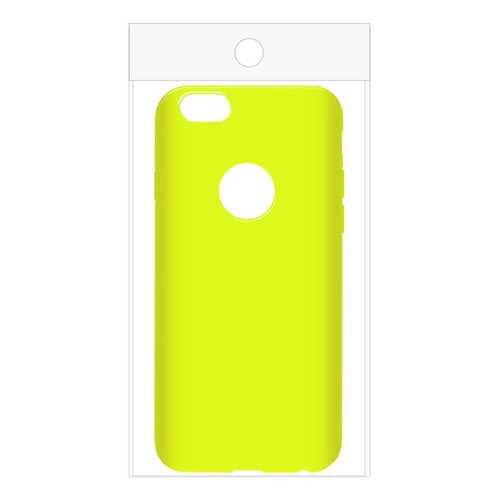 Чехол Krutoff Silicone для iPhone 6/6S Yellow в МТС