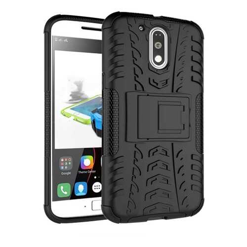 Чехол MyPads для Motorola Moto G4 Plus (XT1642) Black в МТС