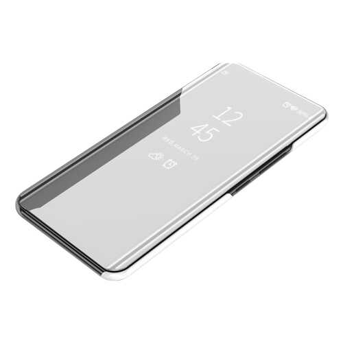 Чехол MyPads для Samsung Galaxy S6 Clear View Cover Silver в МТС