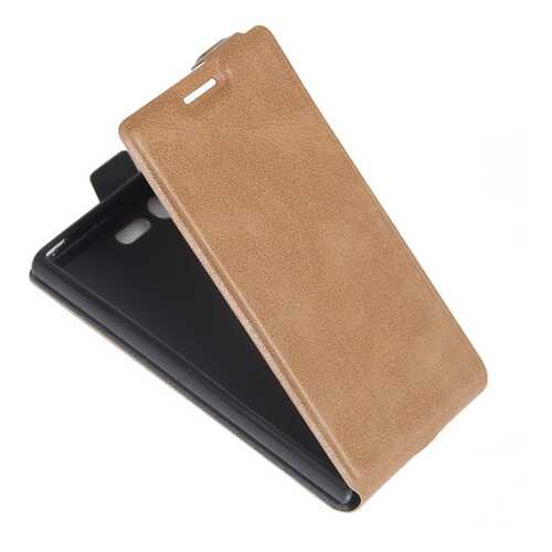 Чехол MyPads для Sony Xperia X Compact (F5321/F5321RU) Brown в МТС