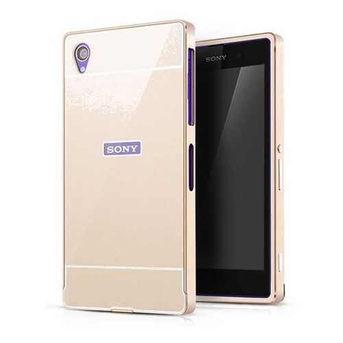 Чехол MyPads для Sony Xperia Z1 (C6903) Gold в МТС