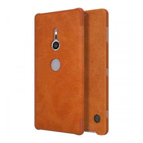 Чехол Nillkin Qin Series для Sony Xperia XZ2 Brown в МТС