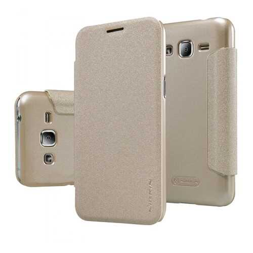 Чехол Nillkin Sparkle Series для Samsung J200H Galaxy J2 Duos Gold в МТС