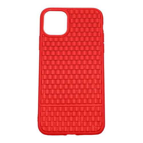 Чехол Плетение для iPhone 11 Red в МТС