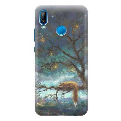Чехол RE:PA для Huawei P20 Lite с принтом Лиса на дереве в МТС