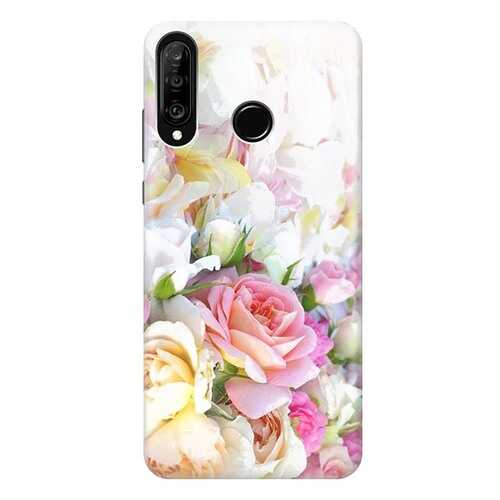 Чехол RE:PA для Huawei P30 Lite с принтом Нежные розы в МТС