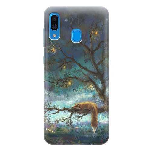 Чехол RE:PA для Samsung Galaxy A20 с принтом Лиса на дереве в МТС
