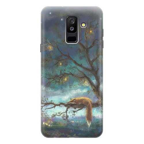 Чехол RE:PA для Samsung Galaxy A6 Plus (2018) A605G с принтом Лиса на дереве в МТС