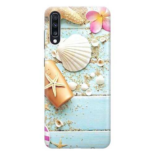 Чехол RE:PA для Samsung Galaxy A70 с принтом Пляжный натюрморт в МТС