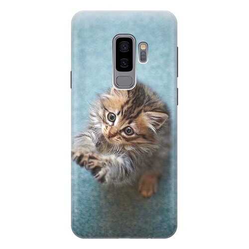Чехол RE:PA для Samsung Galaxy S9 Plus с принтом Котёнок на голубом в МТС