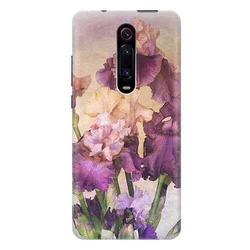 Чехол RE:PA для Xiaomi Mi 9T / Mi 9T Pro / K20 / K20 Pro с принтом Фиолетовые цветы в МТС