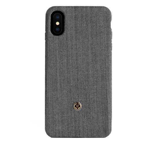 Чехол Revested для iPhone iPhone X, костюмная ткань, Gray в МТС