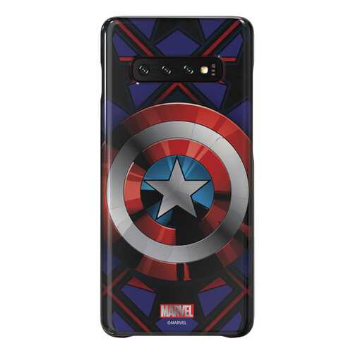 Чехол Samsung для S10+ Captain America Blue/Red/White в МТС