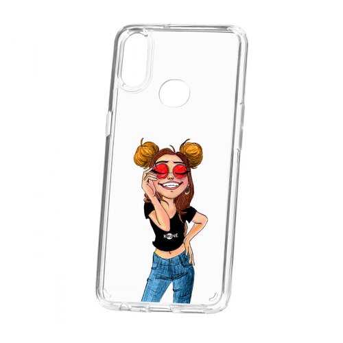 Чехол Samsung Galaxy A10S Kruche Print Smiling в МТС
