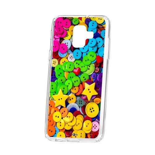Чехол Samsung Galaxy A6 (2018) A600f Kruche Print Пуговки в МТС