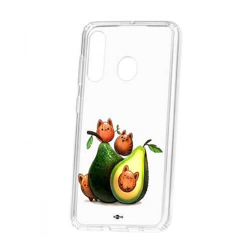 Чехол Samsung Galaxy A60 2019 Kruche Print Авокотики в МТС