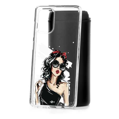 Чехол Samsung Galaxy A71 Kruche Print Фэшн леди в МТС