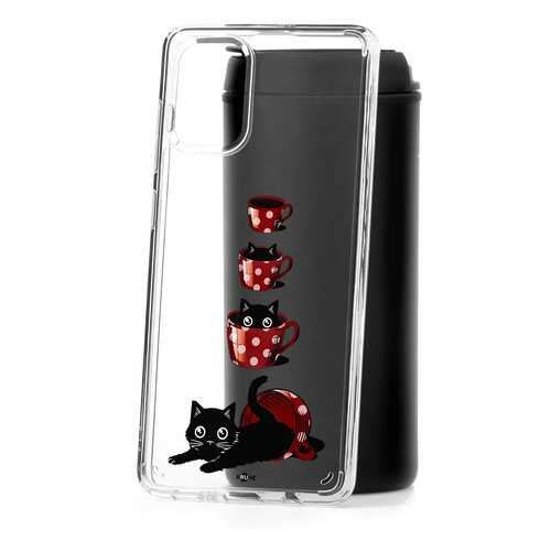 Чехол Samsung Galaxy A71 Kruche Print Котенок в чашке в МТС