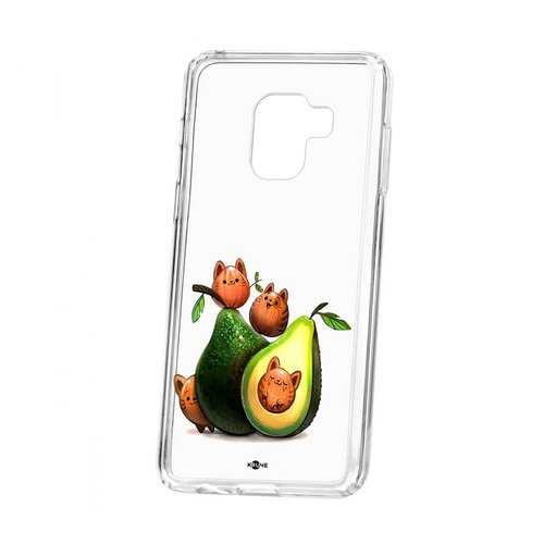 Чехол Samsung Galaxy A8 2018 (A530) Kruche Print Авокотики в МТС