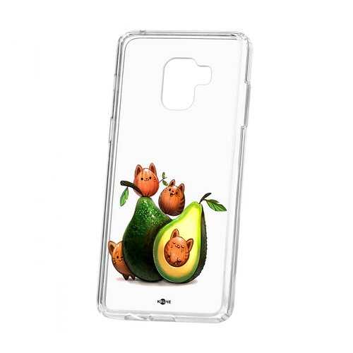 Чехол Samsung Galaxy A8+ 2018 (A730) Kruche Print Авокотики в МТС