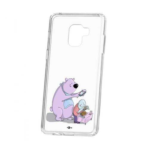 Чехол Samsung Galaxy A8+ 2018 (A730) Kruche Print Foodstagramm в МТС