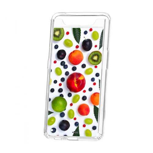 Чехол Samsung Galaxy A80 Kruche Print Fruits в МТС