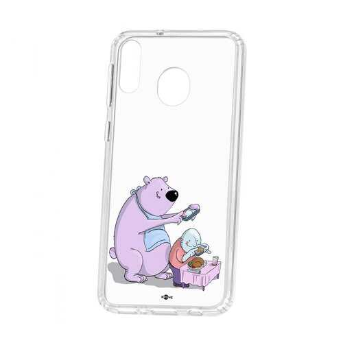 Чехол Samsung Galaxy M20 Kruche Print Foodstagramm в МТС