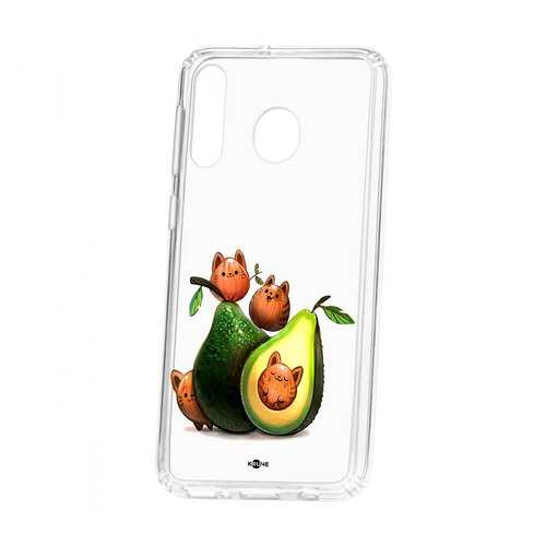 Чехол Samsung Galaxy M30 Kruche Print Авокотики в МТС