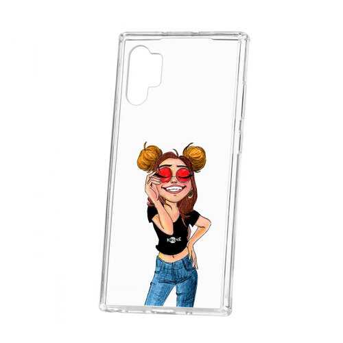 Чехол Samsung Galaxy Note 10+ Kruche Print Smiling в МТС