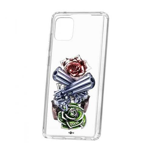 Чехол Samsung Galaxy Note 10 Lite Kruche Print Карты деньги 2 ствола в МТС