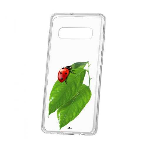 Чехол Samsung Galaxy S10+ Kruche Print Ladybug в МТС