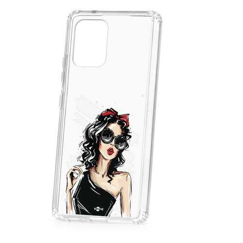 Чехол Samsung Galaxy S10 Lite Kruche Print Фешн леди в МТС