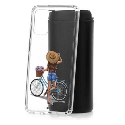 Чехол Samsung Galaxy S20 Plus Kruche Print Велосипедная прогулка в МТС