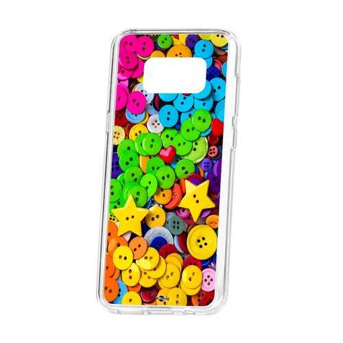 Чехол Samsung Galaxy S8 Plus Kruche Print Пуговки в МТС