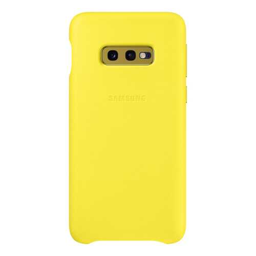 Чехол Samsung Leather Cover для Galaxy S10E Yellow в МТС