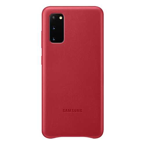 Чехол Samsung Leather Cover X1 для Galaxy S20 Red в МТС
