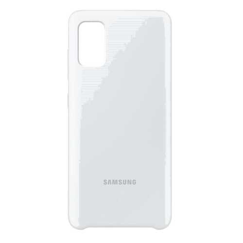 Чехол Samsung Silicone Cover для Galaxy A41 White в МТС