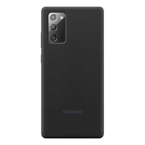 Чехол Samsung Silicone Cover для Samsung Note 20 Black в МТС