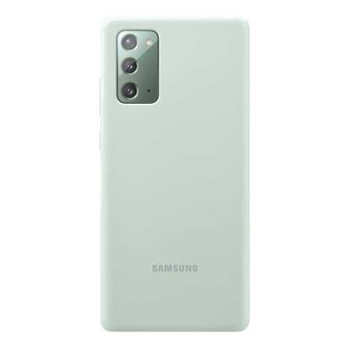 Чехол Samsung Silicone Cover для Samsung Note 20 Mint в МТС