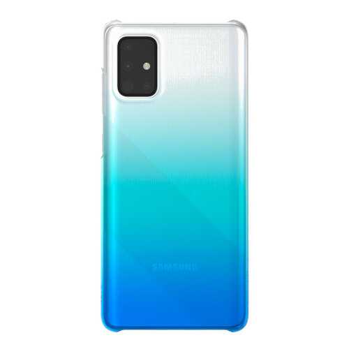 Чехол Samsung WITS Gradation Hard Case для Samsung Galaxy A71 Blue в МТС